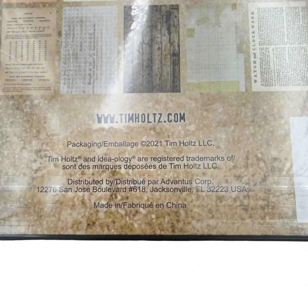 Tim Holtz Idea-ology Backdrops Volume 2 Paper 24 Double-Sided Sheets TH94118